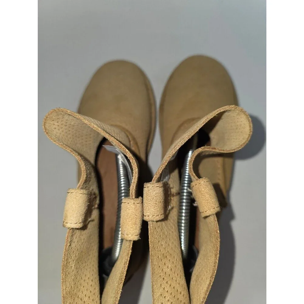 UGG Classic Unlined Mini Perf Boots Tawny Suede Perforated Women’s Size 7